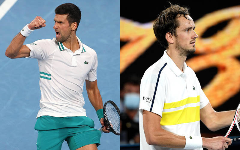 喬科維奇與梅德維夫將在決賽正面對決。（資料照）