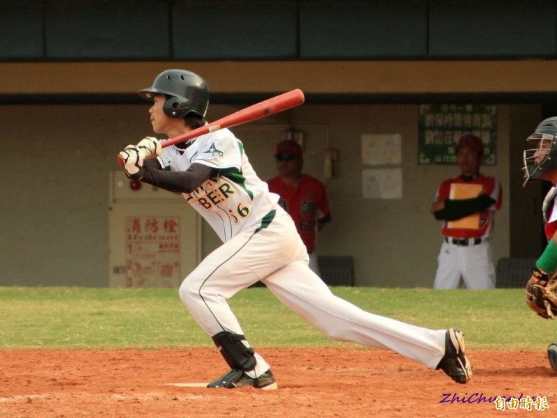 歐耀宗大學時期是外野手，因為打擊不佳，後來才會棄投從打。（球迷提供）