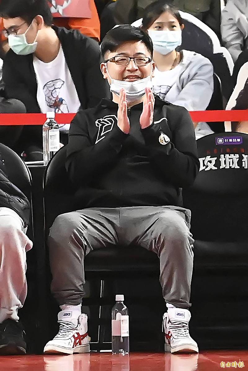 籃球協會理事長謝典霖。（記者陳志曲攝）