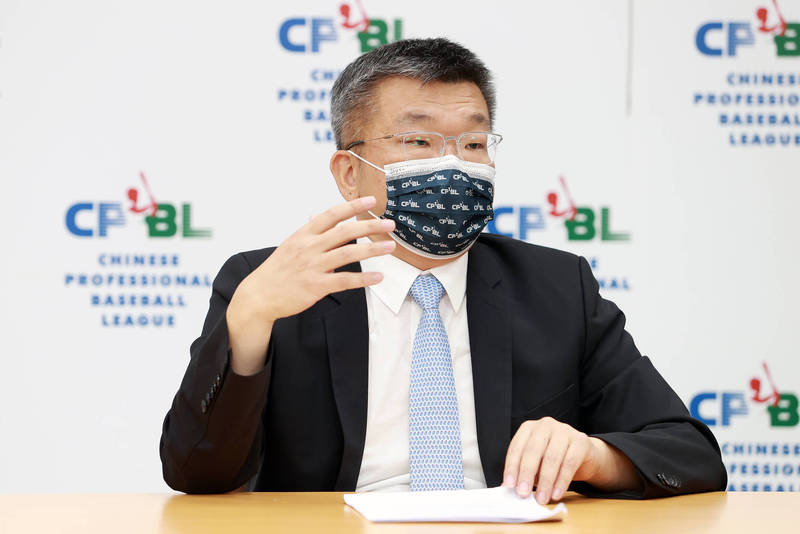 中職會長蔡其昌。（聯盟提供）