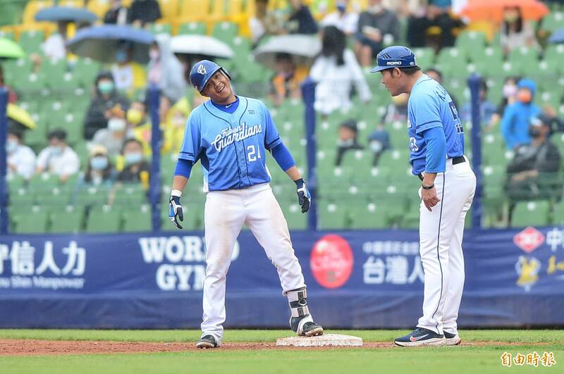 陳凱倫單場貢獻5打點。（記者廖耀東攝）