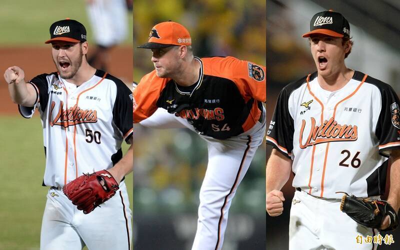 統一獅三洋投布雷克、猛威爾、泰迪本季表現依舊出色。（資料照）