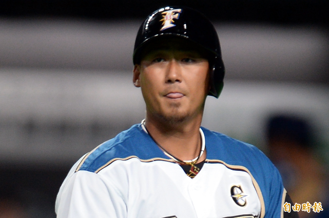 中田翔。（資料照，記者林正堃攝）