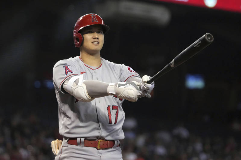 大谷翔平代打敲安、天使險勝響尾蛇 今日MLB戰績