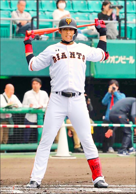 巨人隊陽岱鋼（見圖，資料照）、歐力士隊張奕都是在日本就讀高校後挑戰日職。