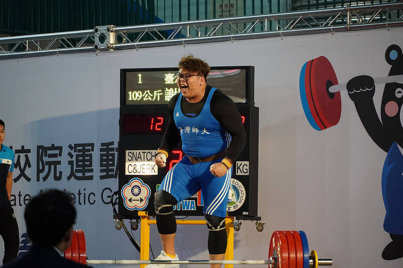 謝昀庭。（台中市運動局提供）