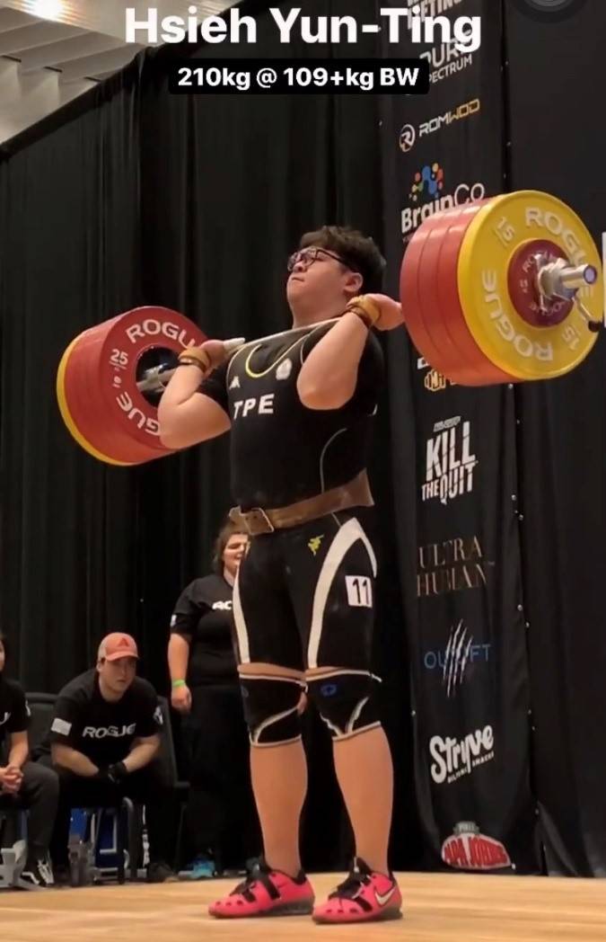 謝昀庭。（台中市運動局提供）