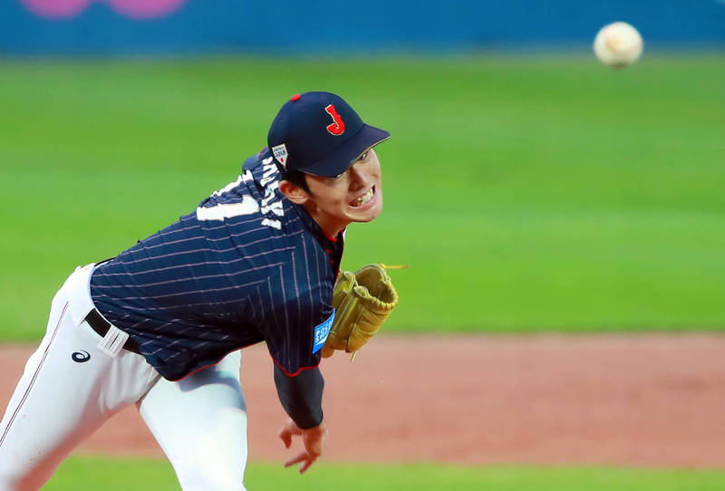 佐佐木朗希。（資料照，法新社）