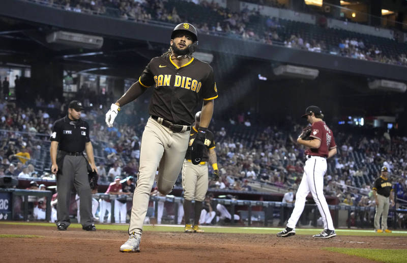 小塔提斯今5打數4安打，包含有2支陽春砲，單場貢獻4分打點。（USA TODAY Sports）