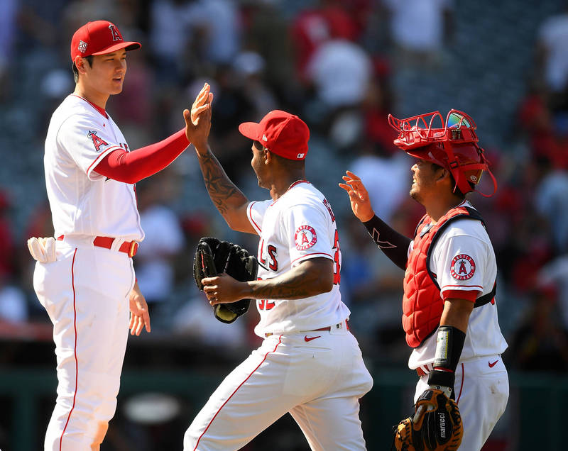 大谷翔平今繳出雙安，打擊率上升到2成71。（今日美國）
