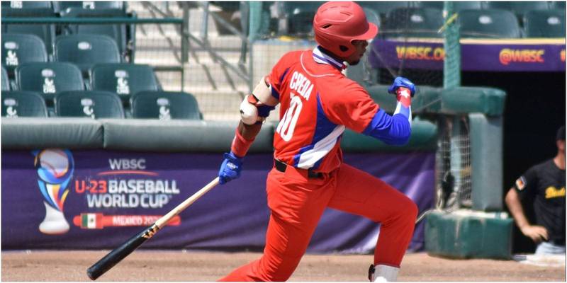 古巴23歲外野手塞佩達。（取自推特）