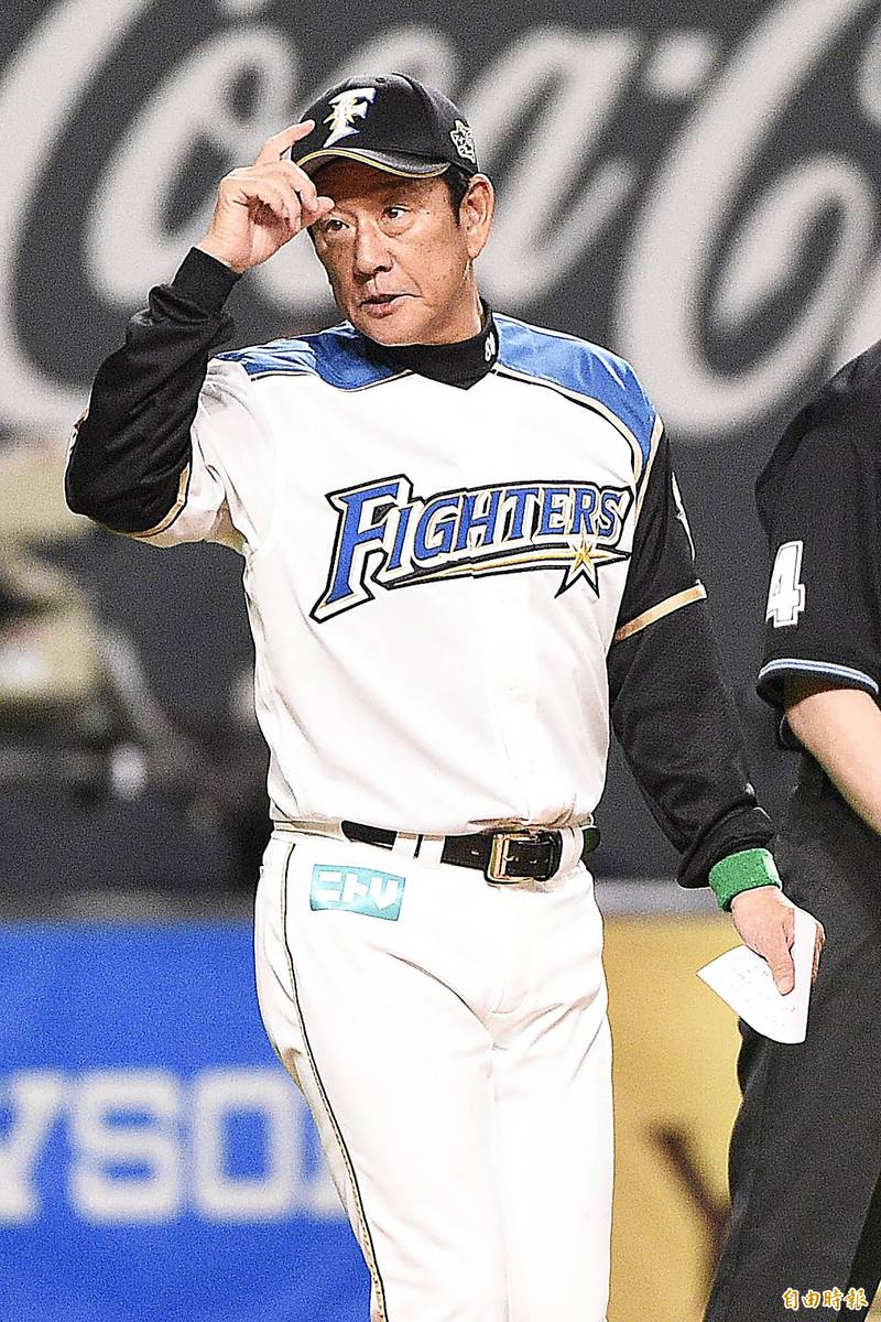 北海道日本火腿鬥士隊監督栗山英樹。（資料照，記者陳志曲攝）