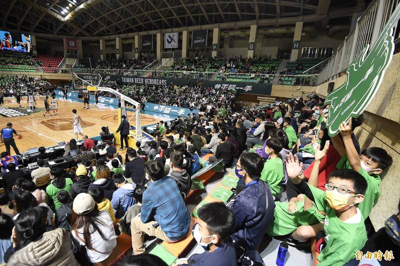 T1聯盟開幕戰上週天母體育館熱鬧開打。（資料照，記者陳志曲攝）