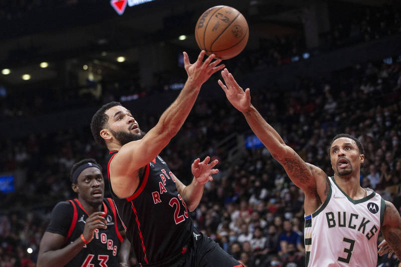 公鹿不敵暴龍。（美聯社）