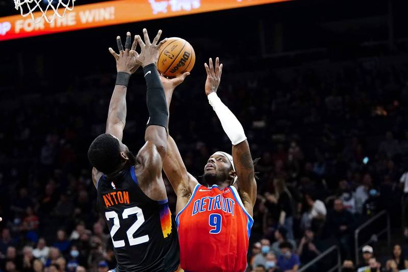 葛蘭特拿下全場最高的34分。（美聯社）