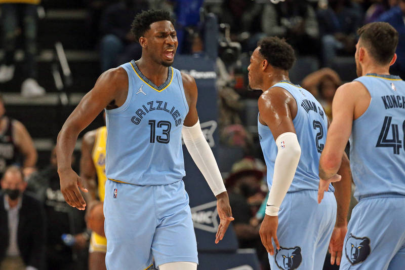 灰熊在J.傑克森帶領下於主場擊敗湖人。（USA TODAY Sports）