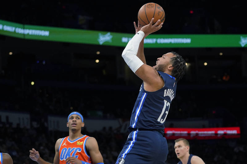 布朗森今繳出18分9籃板率隊贏球。（美聯社）