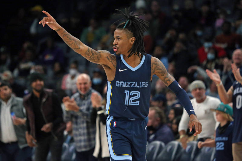 莫蘭特下半場回神繳準大三元。（今日美國）