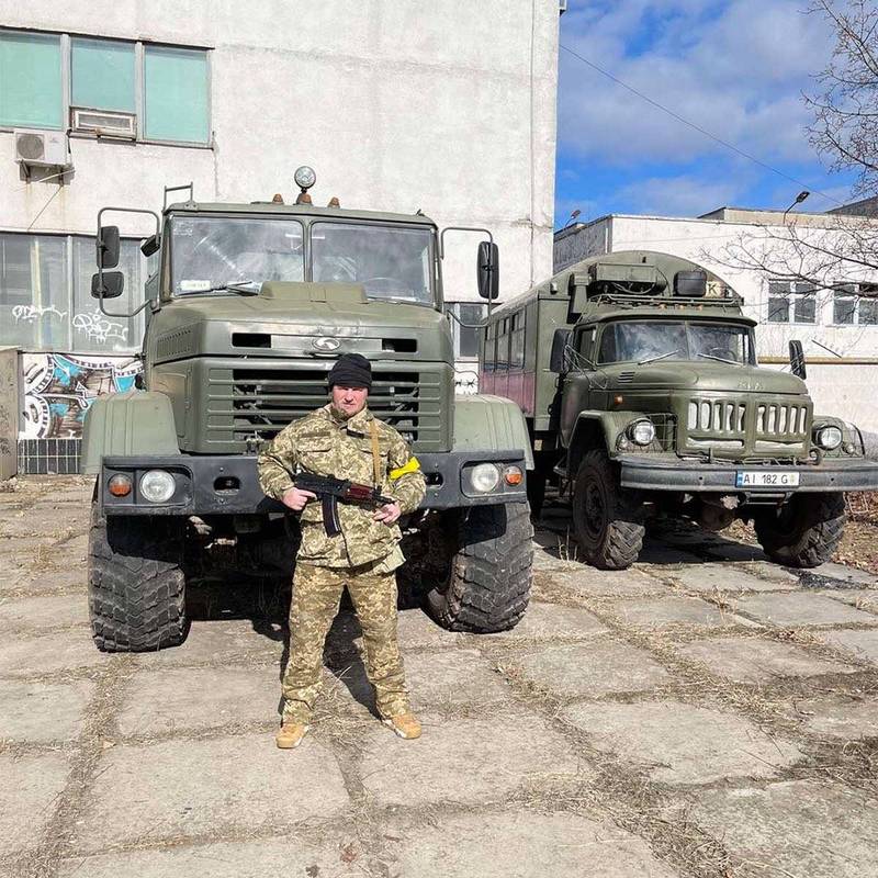 烏克蘭前國腳加入抗俄行列。（圖翻攝自推特）