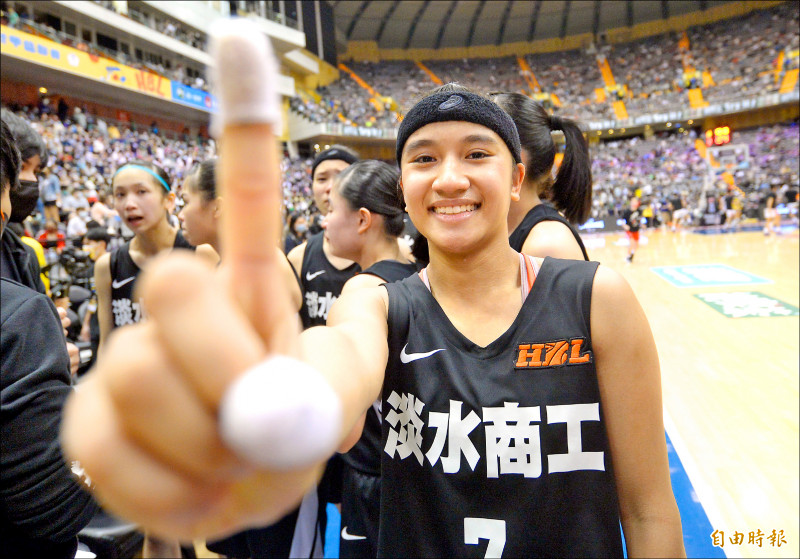 淡商李恩芯奪冠軍賽MVP。
（記者林正堃攝）