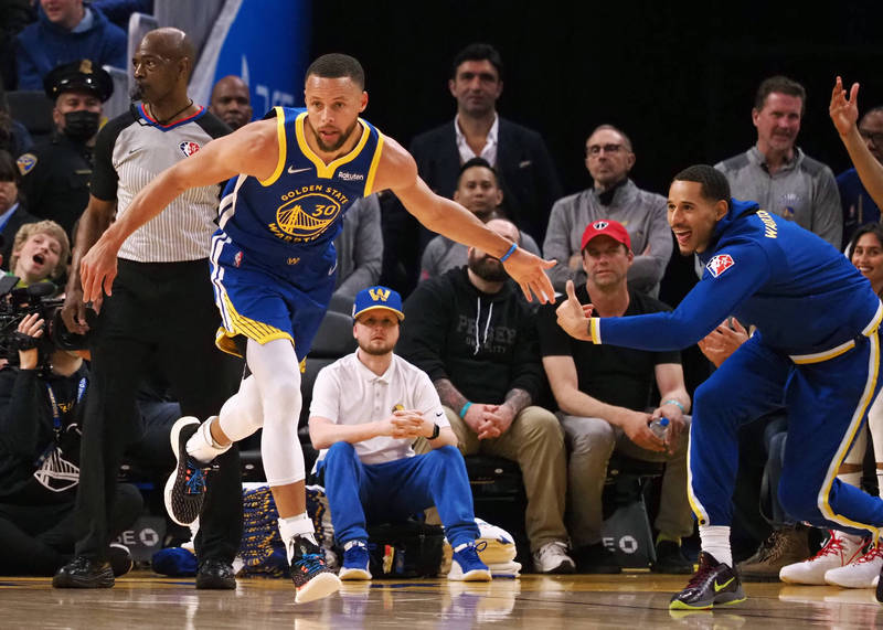 柯瑞在生日夜砍下47分。（USA TODAY Sports）