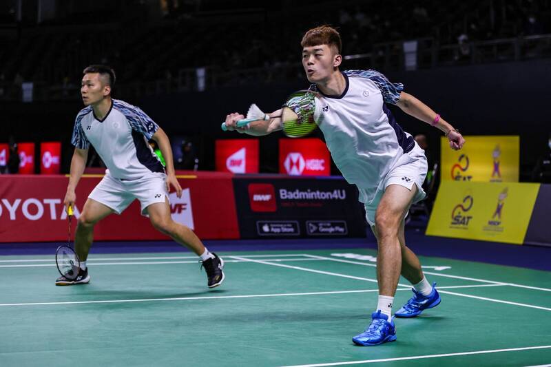 李洋／王齊麟搶下第2點，幫助台灣男團搶先聽牌。（Badminton Photo提供）