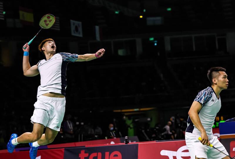 東京奧運男雙金牌李洋／王齊麟。（Badminton photo提供）