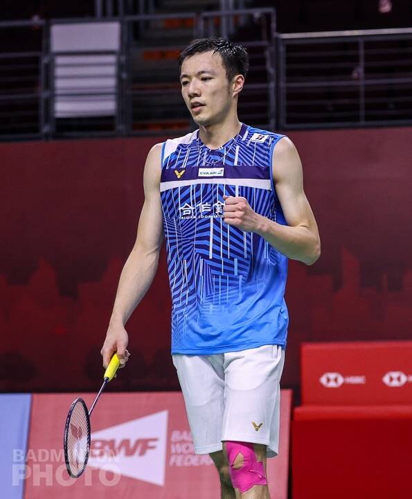 王子維直落2獲勝，台灣男團3：0確定搶下勝利。（資料照）