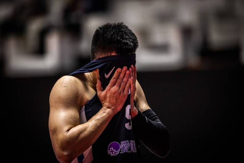 台灣男籃在亞洲盃慘遭約旦超扯三分彈絕殺，無緣八強。（取自FIBA官網）