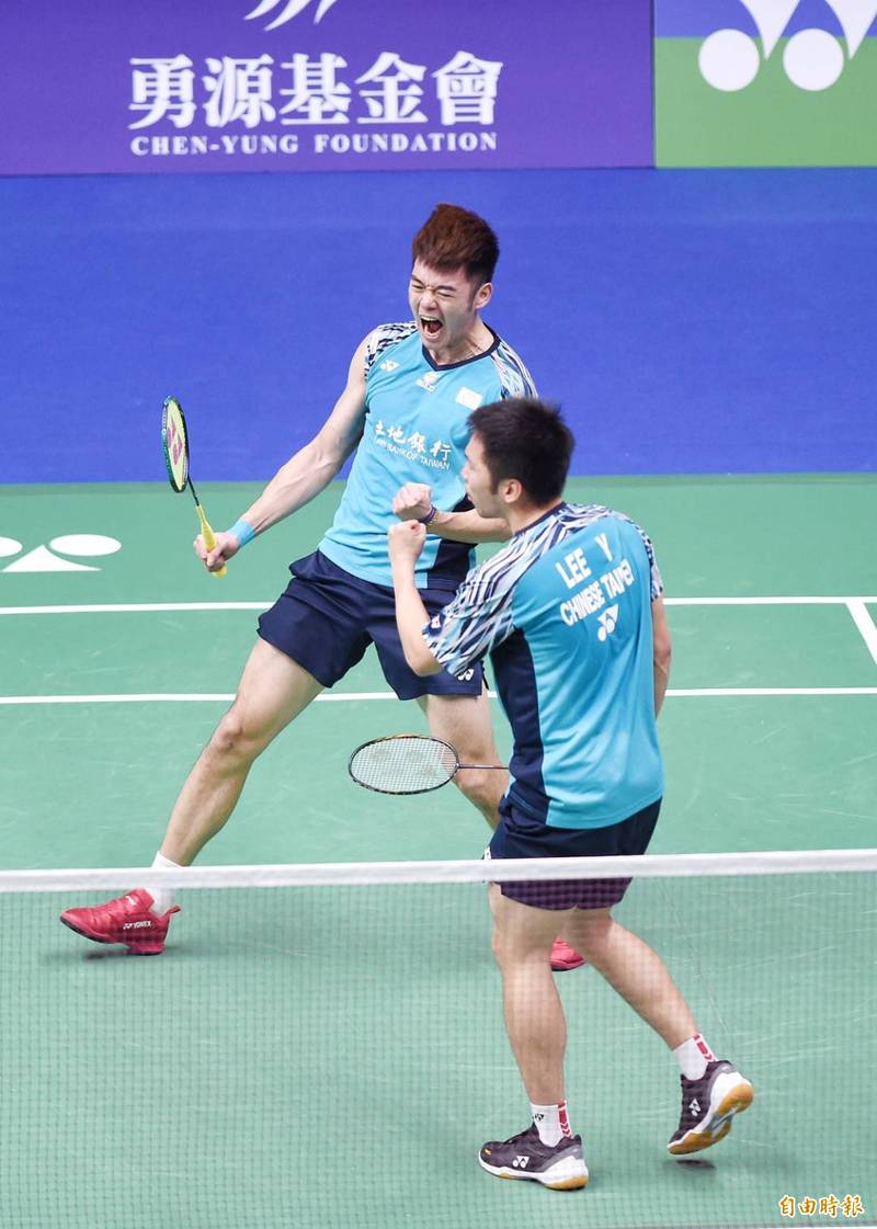 李洋、王齊麟。（記者方賓照攝）