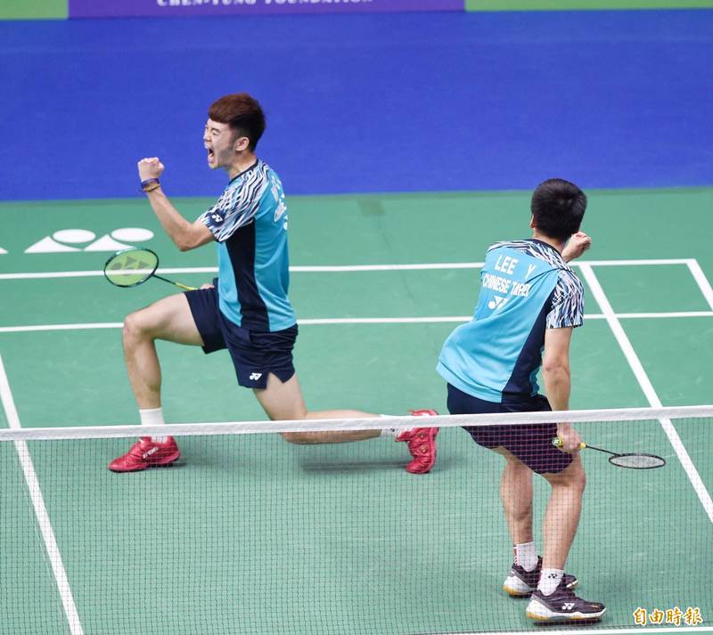 李洋、王齊麟。（記者方賓照攝）