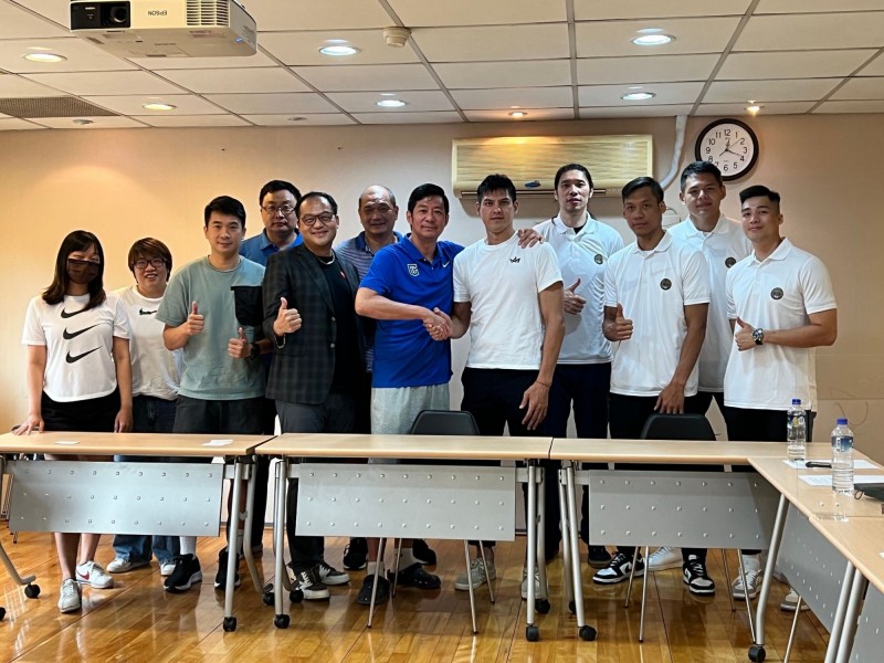 球員工會今赴籃協拜會。（取自台北市職業籃球員職業工會粉絲頁）