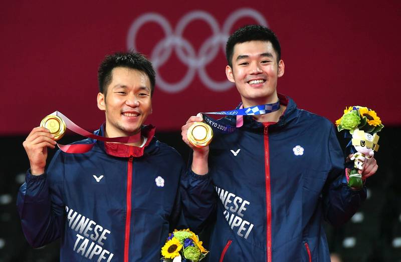 李洋與王齊麟打下台灣羽球史上首面奧運金牌。（資料照，記者林正堃攝）