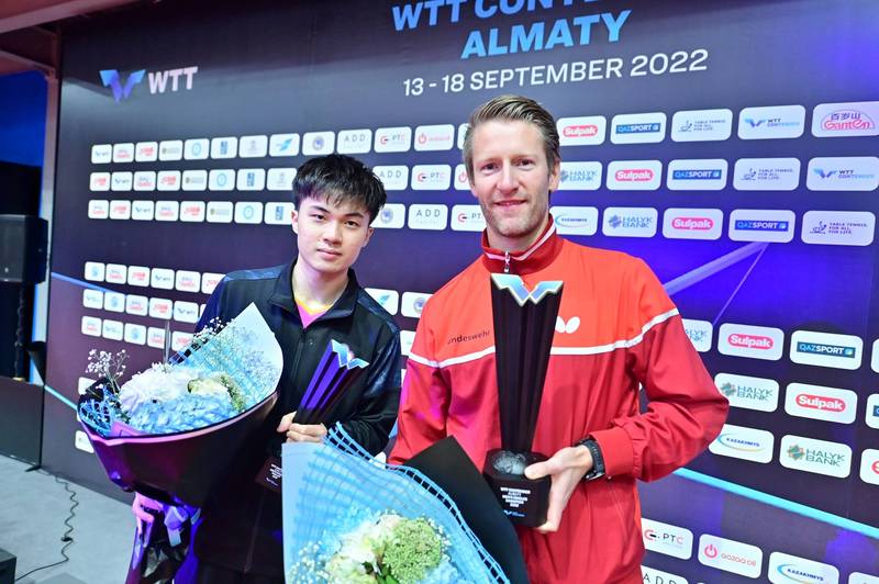 林昀儒收下男單亞軍。（取自WTT臉書）