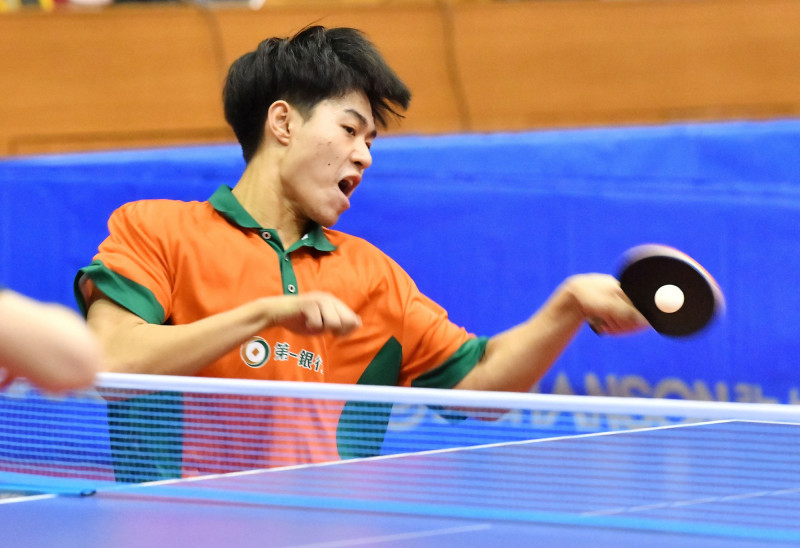 一銀小將楊嘉安首度入選成人國手。（桌協提供）