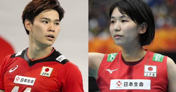 西田有志、古賀紗理那。（取自推特）