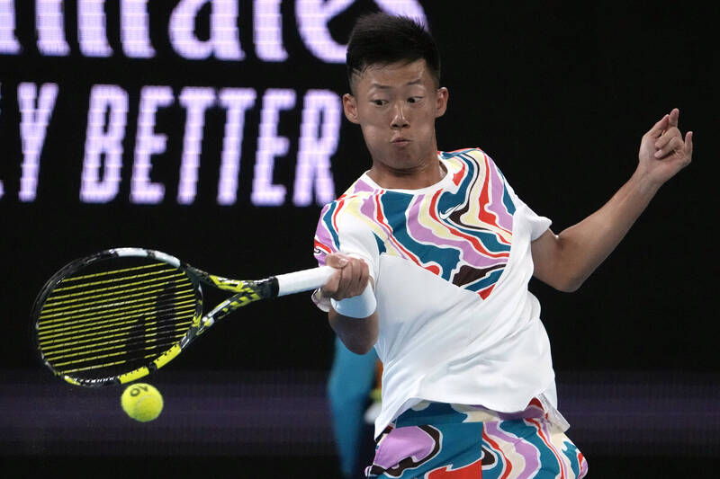 曾俊欣澳網首輪止步。（美聯社）