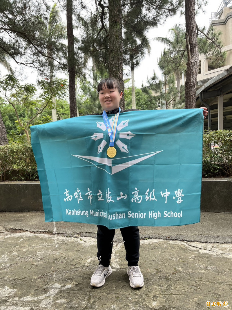 陳姿瑋。（記者粘藐云攝）