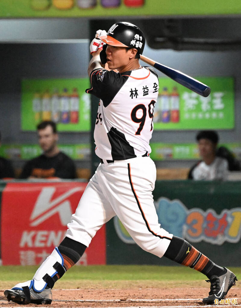 統一獅林益全。（記者林正堃攝）