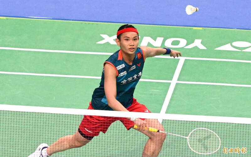 戴資穎收拾印度19歲小將，台北賽17連勝晉8強。（記者王藝菘攝）