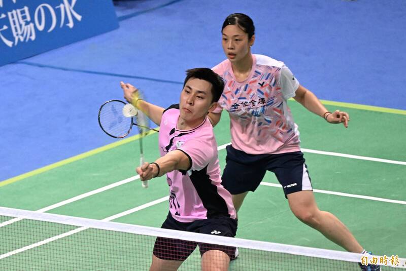 邱相榤／林筱閔收混雙亞軍。（記者林正堃攝）