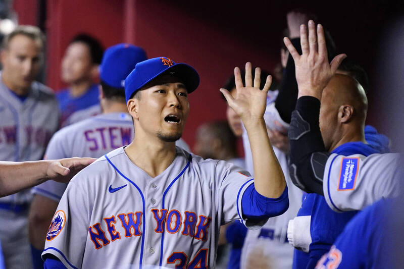 千賀滉大。（美聯社）