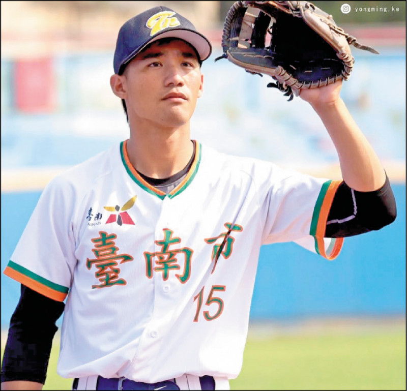 4度叩關中職選秀的張建鑫曾是U15亞青少棒國手。（圖：木永可名提供）