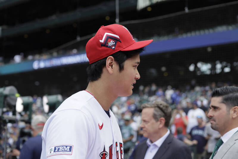 大谷翔平是明星賽焦點。（美聯社）