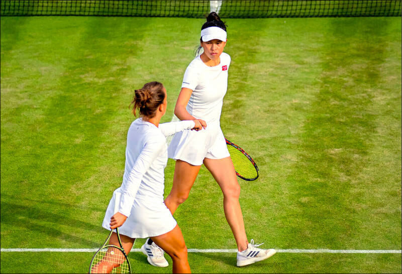 溫網》前三次爭冠沒輸過！謝淑薇週日力抗老搭檔梅騰絲