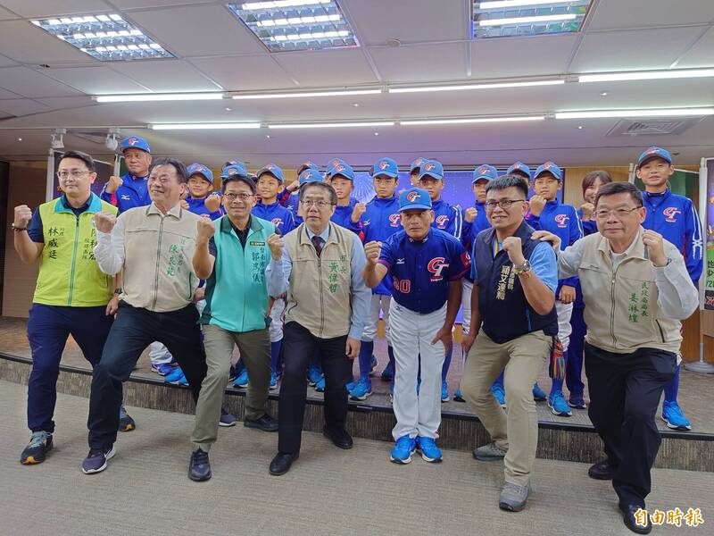2023第7屆WBSC世界盃少棒賽28日開打，台南市府今日為賽事暖身宣傳。（記者洪瑞琴攝）