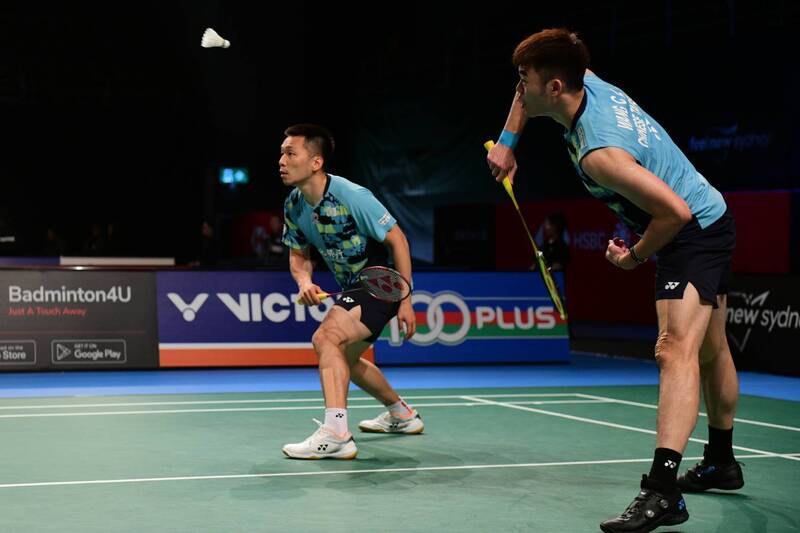李洋、王齊麟晉級8強。（Badminton Photo提供）