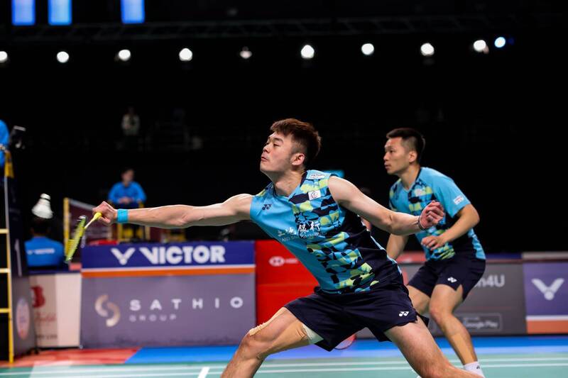 李洋、王齊麟晉級8強。（Badminton Photo提供）