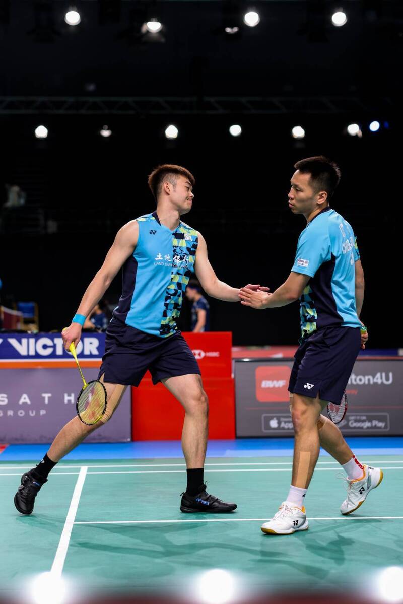 李洋、王齊麟晉級8強。（Badminton Photo提供）