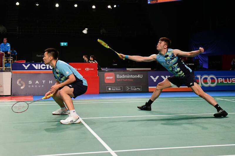李洋、王齊麟晉級8強。（Badminton Photo提供）